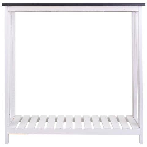 Mobile Da Ingresso In Legno Bianco 80x30x80h - Foto 2