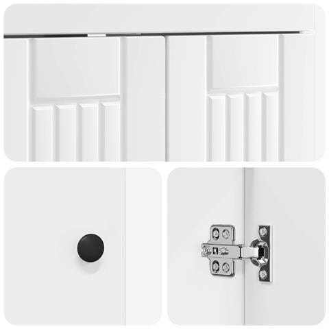 Set di mobili per il bagno Bianco 78,5 x 37,5 x 81 cm - Foto 9