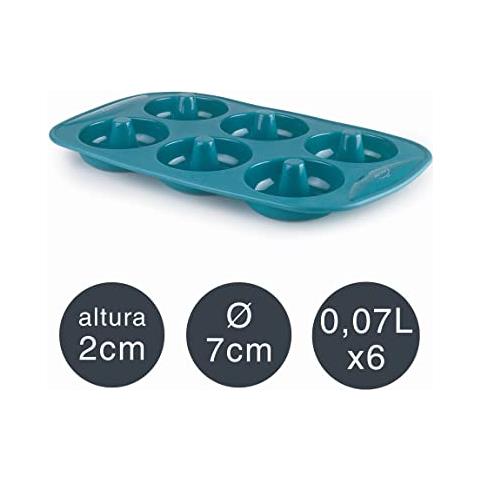 68760, Stampi da forno in platino, Stampo per ciambelle, Stampo in silicone platino, - Foto 3