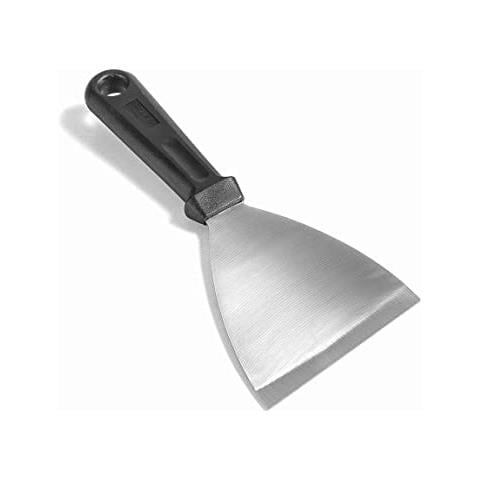 Spatola per piastra in acciaio inox 60422, 10 x 11,5 cm - Foto 1