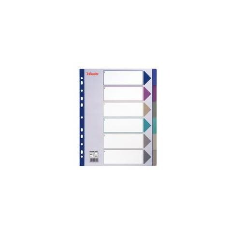 intercalari 6 tasti f. to a4 maxi in pp traslucido - Foto 1