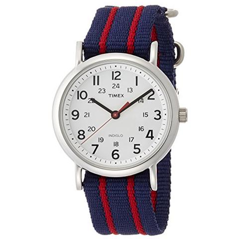 T2n747 Orologio Da Polso Al Quarzo, Analogico, Unisex, Nylon, Blu - Foto 1