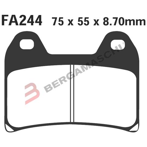 B1r R1224400 Pastiglie Ducati-aprilia Antimp. brembo Fa244 - Foto 1