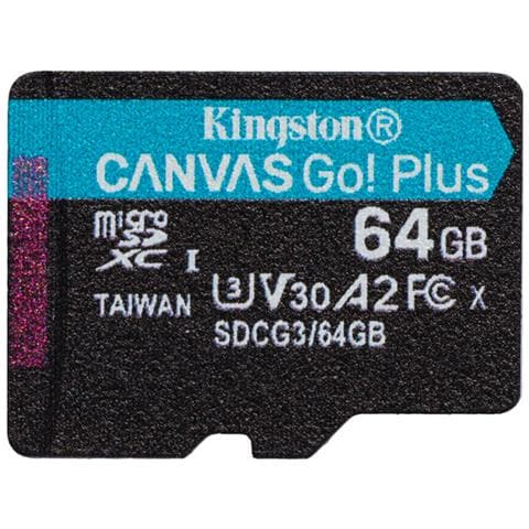 Scheda MicroSD XC Canvas Go! Plus 64 GB UHS-I di Classe 10 Velocità 170 MB / s in lettura - Foto 1