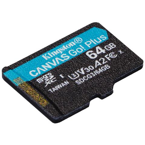 Scheda MicroSD XC Canvas Go! Plus 64 GB UHS-I di Classe 10 Velocità 170 MB / s in lettura - Foto 2