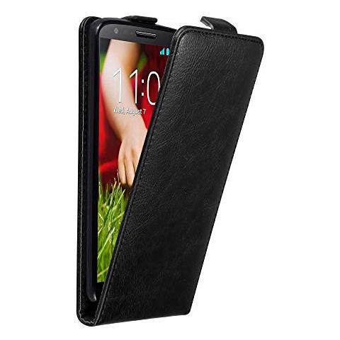 Custodia Compatibile Con Lg G2 In Nero Di Notte - Coperchio Protettivo In Design Flip Con Chiusura Magnetica - Foto 1