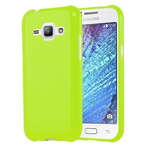 Custodia Compatibile Con Samsung Galaxy J1 2015 In Jelly Verde - Coperchio Protettivo In Silicone Tpu Flessibile - Foto 2