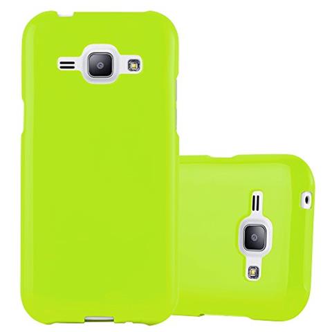 Custodia Compatibile Con Samsung Galaxy J1 2015 In Jelly Verde - Coperchio Protettivo In Silicone Tpu Flessibile - Foto 1