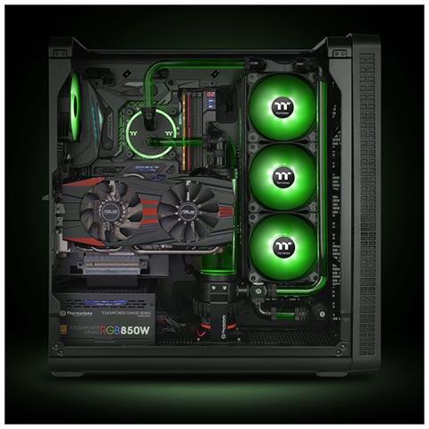 PC- Gehäuselüfter Thermaltake Pure A14 LED - Green - Foto 2