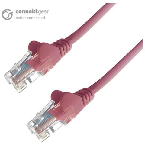 Computer Gear Cat5e Utp 20m Cavo Di Rete U / utp [ utp] Rosa (20m Pink Rj45 Utp Cat 5e - Stranded Flush Moulded)  - Foto 1