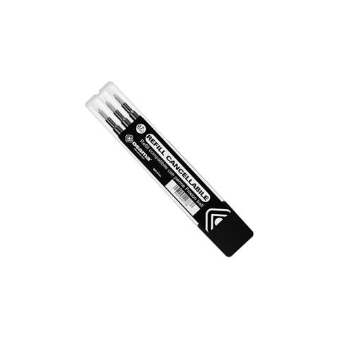 Set 3 Refill Inchiostro Gel Riscrivi Cancellabile 0,7mm Nero - Foto 1