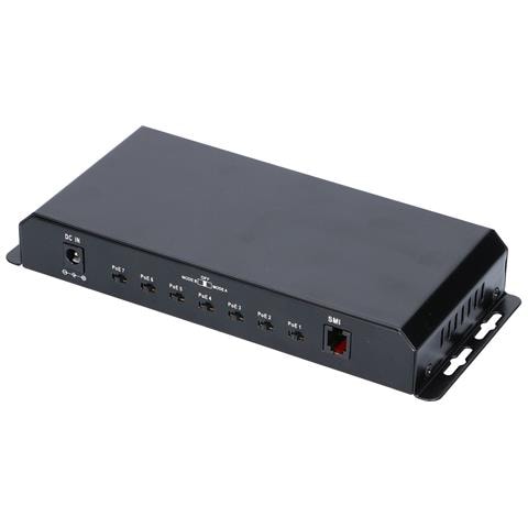 PoE Switch KRATOS 7x Gigabit PoE, 1x Uplink RJ45, Power Supply 24V 2.5A, 60W - Foto 9