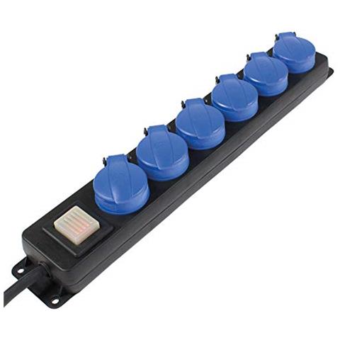 Come - Schwabe 38606 Ciabatta Elettrica 6 Prese, 1,5 M, H07rn-f 3g1.5, Ip44 - Foto 1