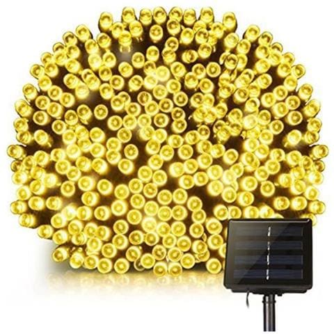 Ghirlanda Di Luce Solare Yogy Solar Lumi Garden - Luce Bianca Calda Solare - 400 Led - 3300 Cm - Foto 1
