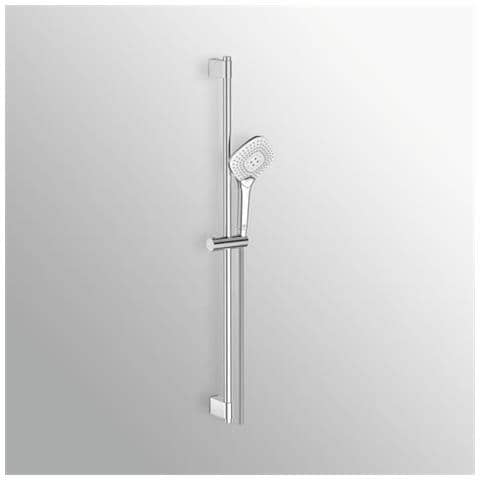 Set Doccia - Idealrain Evo - Asta 90 Cm E Doccetta Diamantata 3j Ø 12,5 Cm - Cromo - - Foto 1