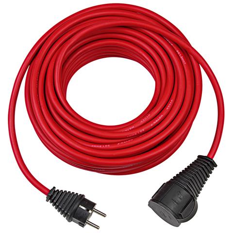 H07RN-F 3G1,5, Maschio / femmina, 10m, Rosso, IP 44 - Foto 1
