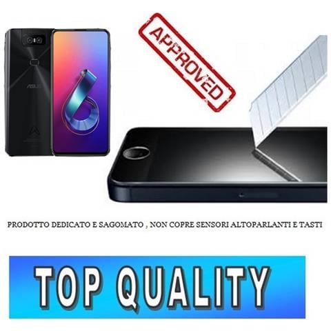 Tempered Glass Screen Protector Pellicola Vetro Temprato Asus Zenfone 6 - Foto 1