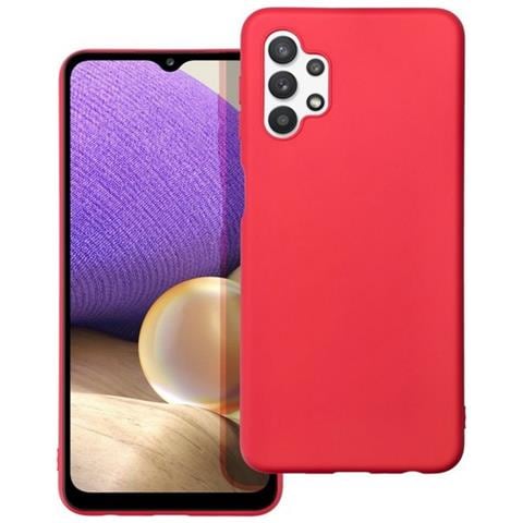 Custodia Tpu Silicone Cover Soft-case Per Samsung Galaxy A32 4g A325 Red - Foto 1