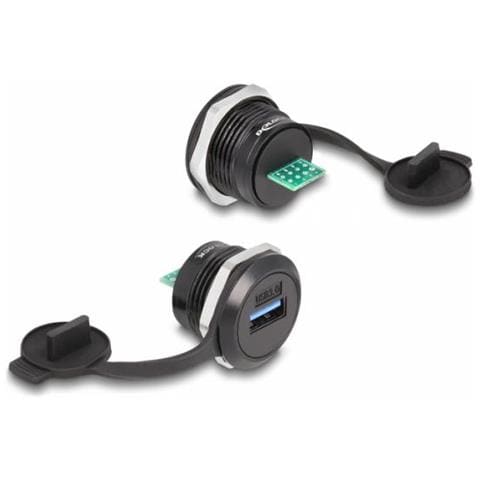 87821 Adattatore Per Inversione Del Genere Dei Cavi Usb 3.2 Gen 1 Type-a 8 X Pcb Nero - Foto 1