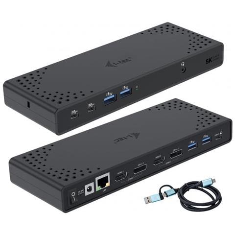 Cadua4kdockpdl2 Replicatore Di Porte E Docking Station Per Notebook Cablato Usb 3.2 Gen 1 (3.1 Gen 1) Type-c Nero - Foto 1