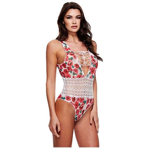 Body Floral & Lace Bianco - Foto 1