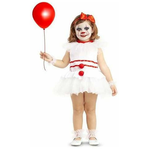 Costume Per Neonati Pagliaccio Malvagio Multicolore (5 Pezzi) - Foto 1