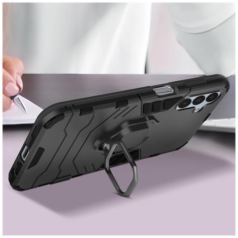 Cover Per Samsung Galaxy A25 5g Anello Supporto Serie Ring - Foto 5