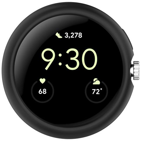 Custodia Protettiva Mezza Confezione Per Pc Per Google Pixel Watch Black - Foto 4