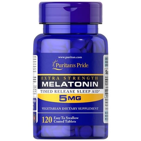 Melatonina 5 Mg Con B-6 120 Compresse A Rilascio Prolungato - Foto 1