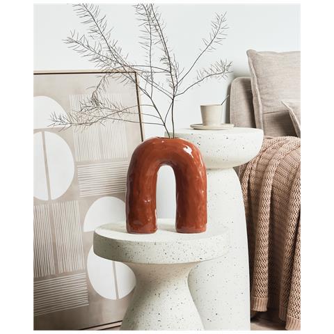 Vaso Da Fiori Perch Ceramica Marrone - Foto 1