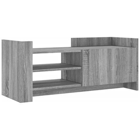 Mobile Tv Grigio Sonoma 100x35x40 Cm In Legno Multistrato - Foto 2