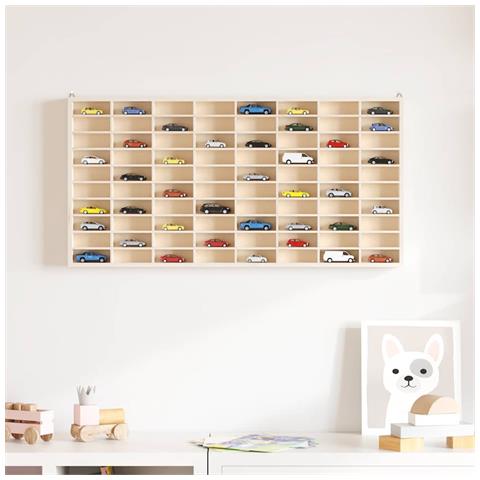 Mobili Con Vetrina Parete Con 80 Scomparti 80x4,5x40,5 Cm - Foto 9