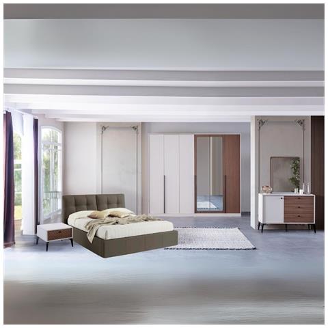 Camera Da Letto Piedra In Colore Vizon Beige E Kaplan 321 - Foto 1