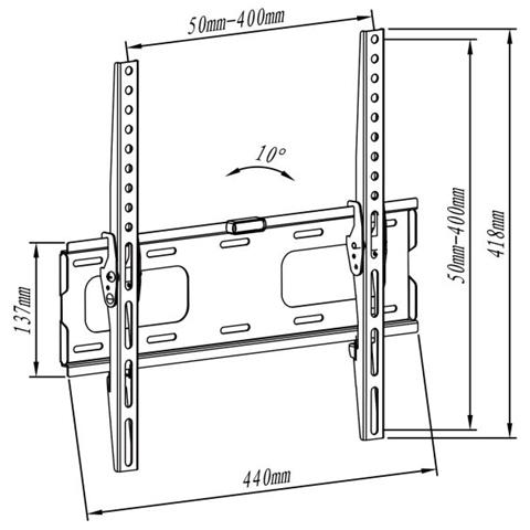 HP6-1B 139,7 cm (55") Nero - Foto 2