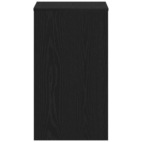 Scrivania Rovere Nero 90x40x72 cm in Legno Multistrato - Foto 9