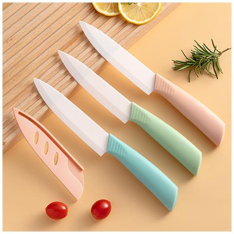 Coltello Da Cucina In Ceramica - Rosa, 15 Cm  L - Foto 2