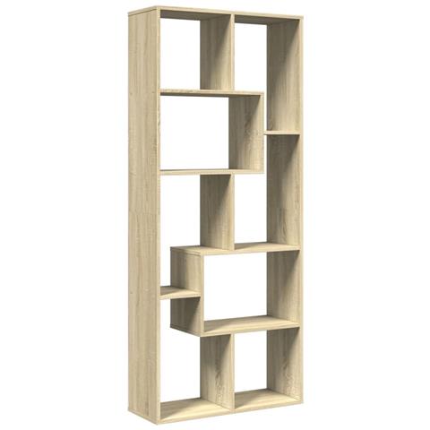 Libreria Divisorio Rovere Sonoma 67x25x161,5 Cm In Truciolato - Foto 2