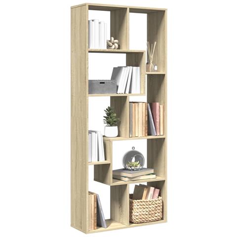 Libreria Divisorio Rovere Sonoma 67x25x161,5 Cm In Truciolato - Foto 1