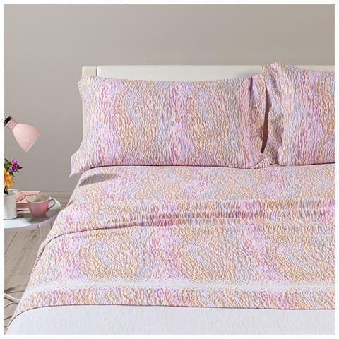 Completo Lenzuola Zermat In Flanella Colore Viola Misura Piazza E Mezza - Foto 1