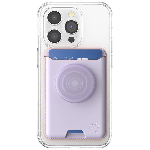 Porta Carte Magsafe Per Smartphone Serie Popwallet Softgoods, Lavanda - Foto 2