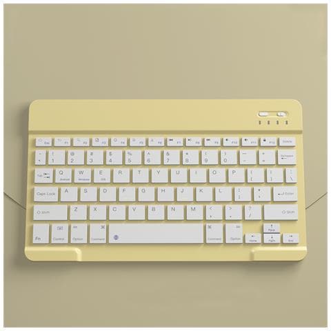 Tastiera Bluetooth Wireless - Ricaricabile Da 10 Pollici Yellow - Foto 2