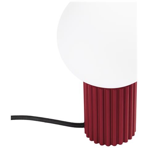 Lampada Da Tavolo Halo Bordeaux Sl. 1751 - Moderno Lampada Da Scrivania Borgogna 19x12x12 Cm - Foto 1