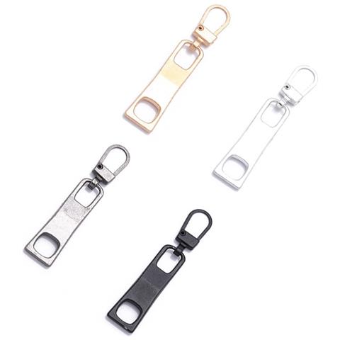 Testine Di Cerniera Rimovibili Compatibili Con Cerniere Rettangolari, Set Misto 4 Colori In Lega Di Zinco Per Riparazione E Sostituzione Modello 9 - Foto 2