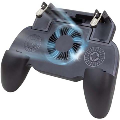 Controller Di Potenziamento Del Gioco Per Smartphone 4 In 1 Con Supporto E Ventola, Nero - Foto 1