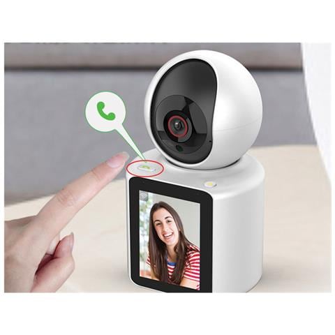 Xscreen Telecamera Connessa Motorizzata A 360° Con Schermo E Visione Notturna - Foto 3