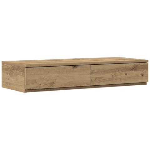 Contenitori per Letto in Rovere Artigianale 100x36,5x16,5 cm in Legno Ingegnerizzato - Foto 1