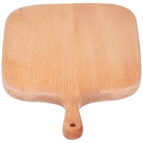 Tagliere In Legno Per Pane Con Coltello Incluso, Ultra Pratico, Marrone Chiaro - Foto 2