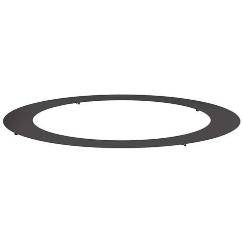 Anello piatto per albero Nero Ø90 / 120 cm Acciaio - Foto 1