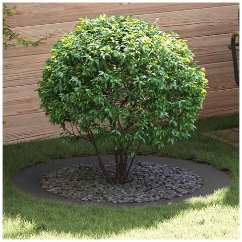 Anello piatto per albero Nero Ø90 / 120 cm Acciaio - Foto 2