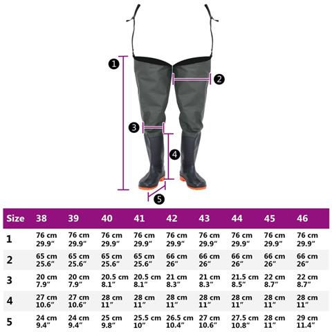 Waders Verde Scuro Misura 42 - Foto 8